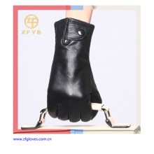 Specilized lady fashion gants en cuir de mouton en cuir d&#39;agneau en cachemire